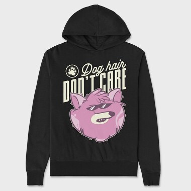 Dog Hair Dont Care, Hanorac Oversize Barbati (Unisex)