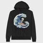 Skull Surfing, Hanorac Oversize Barbati (Unisex)