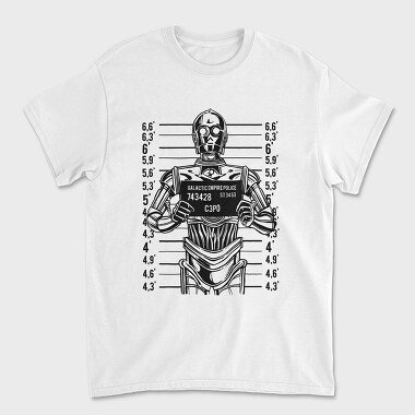 Tricou Barbati (Unisex), 3PO Mugshot