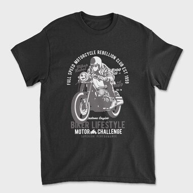 Biker Lifestyle, Tricou Barbati (Unisex)