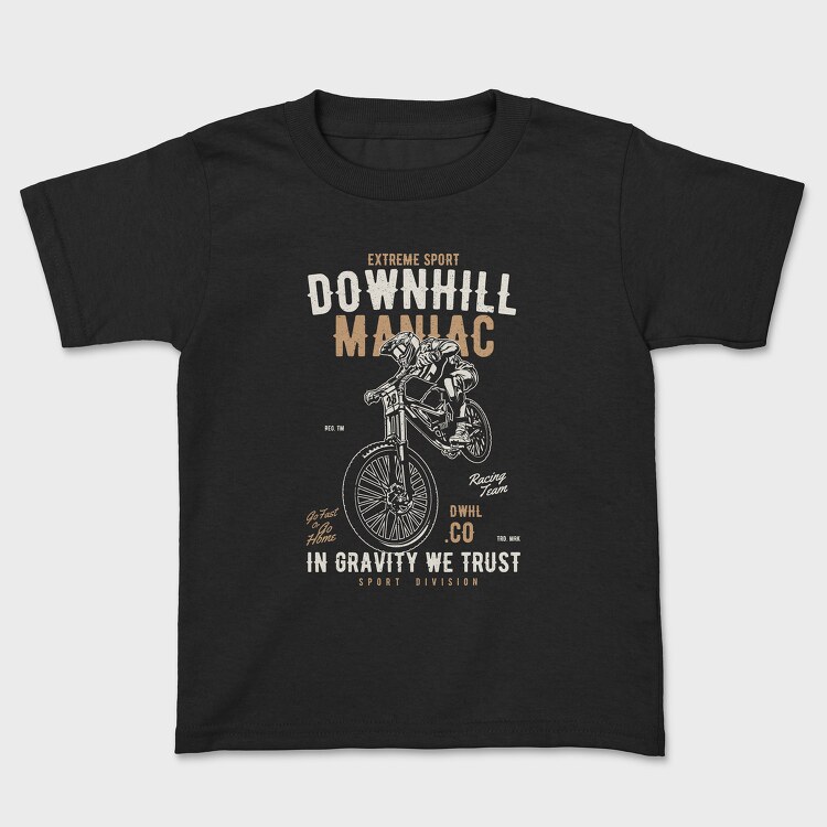 Tricou Copii, Downhill Maniac