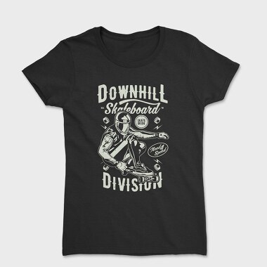 Tricou Femei, Downhill Skateboard Division