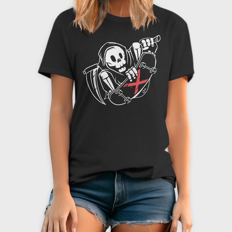 Grim Reaper Skate, Tricou Barbati (Unisex)