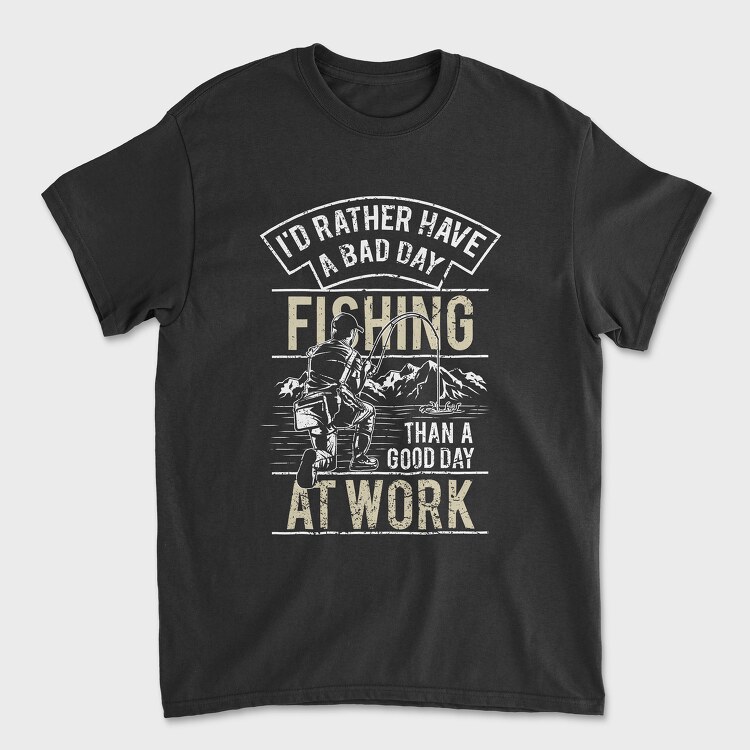 Fishing, Tricou Barbati (Unisex)