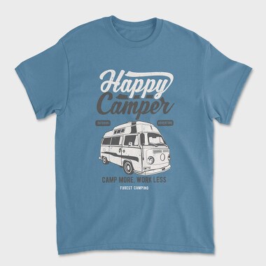 Tricou Barbati (Unisex), Happy Camper