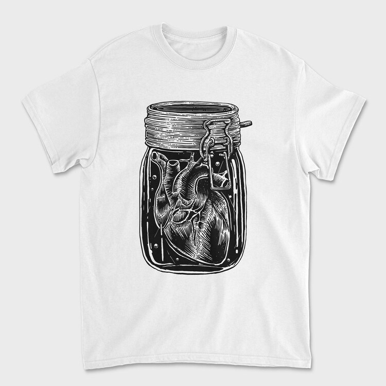 Jar Of Heart, Tricou Barbati (Unisex)