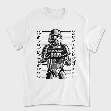 Tricou Barbati (Unisex), Stormtrooper Mugshot