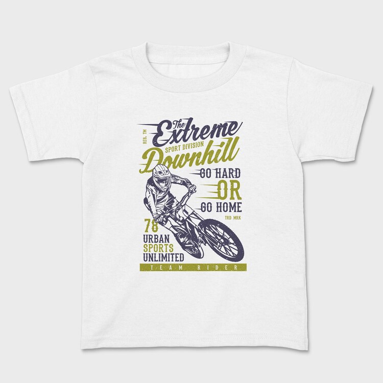 Tricou Copii, The Extreme Downhill