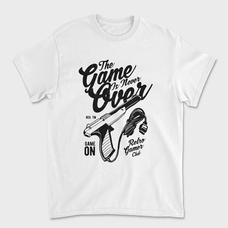 The Game Is Never Over, Tricou Barbati (Unisex)