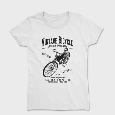 Vintage Bicycle, Tricou Femei