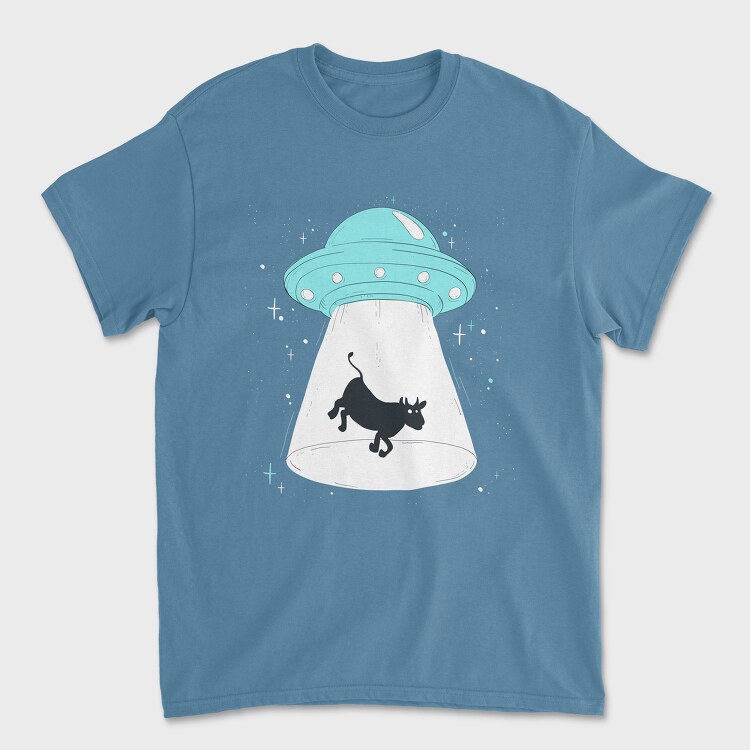 Cow Ufo, Tricou Barbati (Unisex)