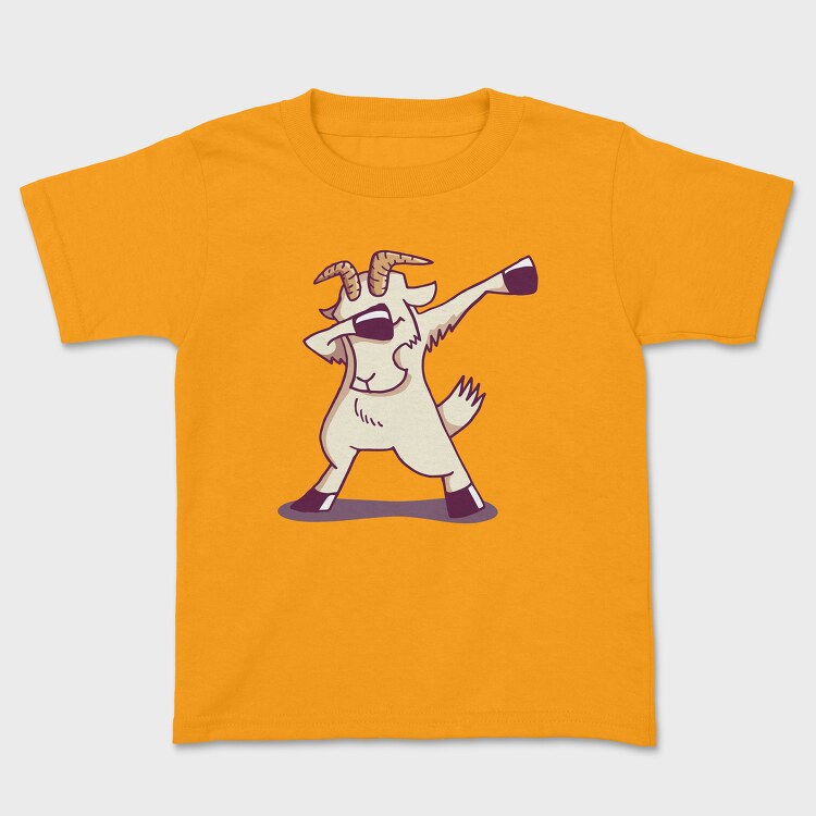 Dab Animal Comics Goat, Tricou Copii