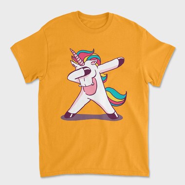 Dab Animal Comics Unicorn, Tricou Barbati (Unisex)