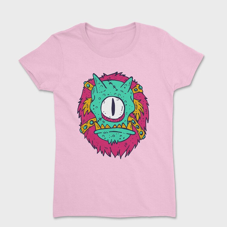 Tricou Femei, Monster Faces