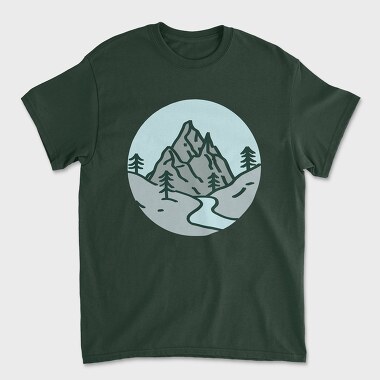 Nature Scenery 1, Tricou Barbati (Unisex)