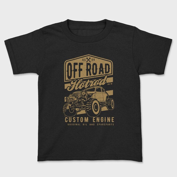 Tricou Copii, Offroad Hotrod