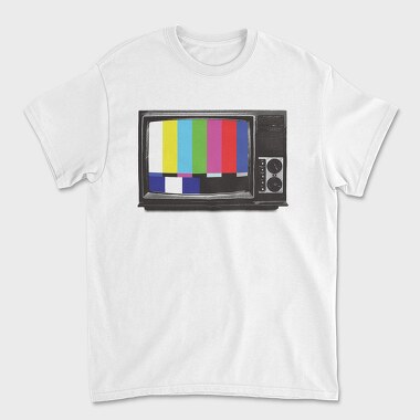 Tricou Barbati (Unisex), Retro Tv