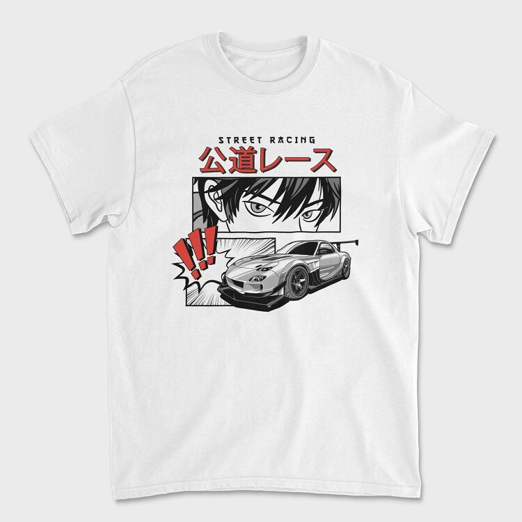 Street Racing, Tricou Barbati (Unisex)