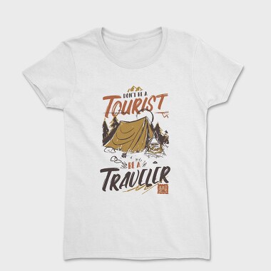 Tricou Femei, Tourist Traveler