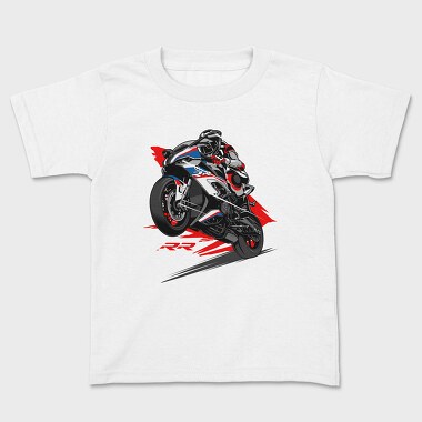 BMW S1000RR Wheelie, Tricou Copii