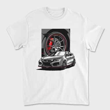 CIVIC TURBO, Tricou Barbati (Unisex)