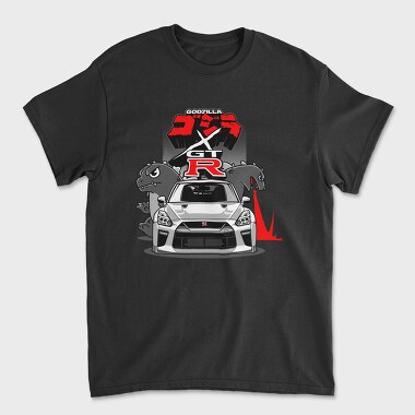 gtr godzilla, Tricou Barbati (Unisex)