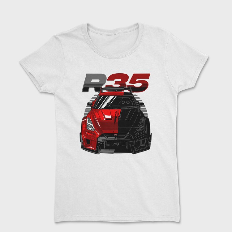 GTR R35 Liberty Walk Silhouette, Tricou Femei