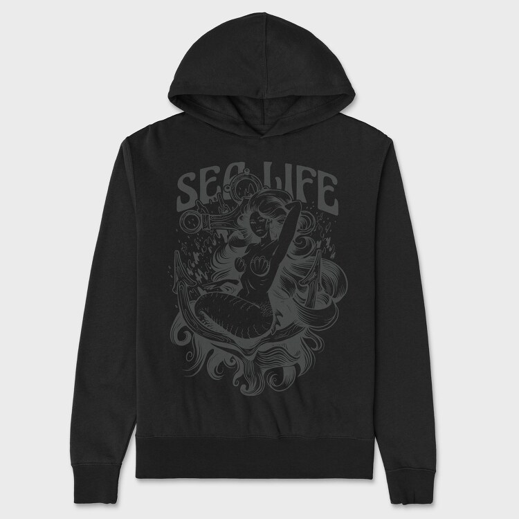 Hanorac Barbati (Unisex), Mermaid Sea Life