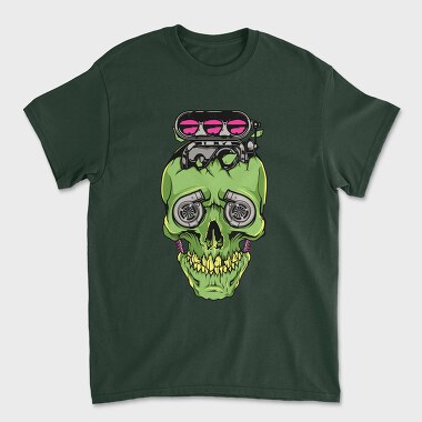 Skull Piston 2, Tricou Barbati (Unisex)