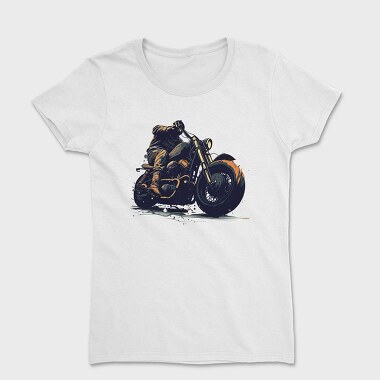 Classic Motorcycle Rider, Tricou Femei