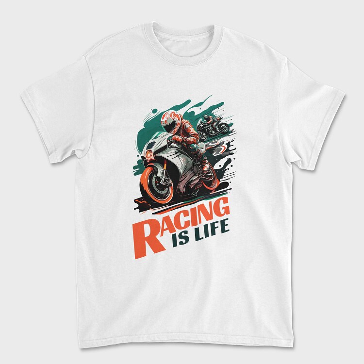 Racing Is Life Sport Bikes Racing, Tricou Barbati (Unisex)