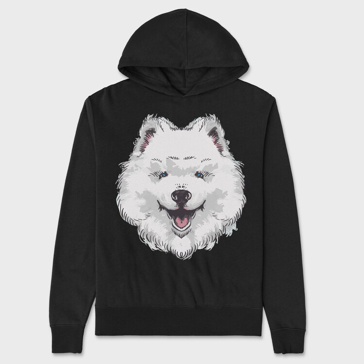 Hanorac Barbati (Unisex), Dog Samoyed