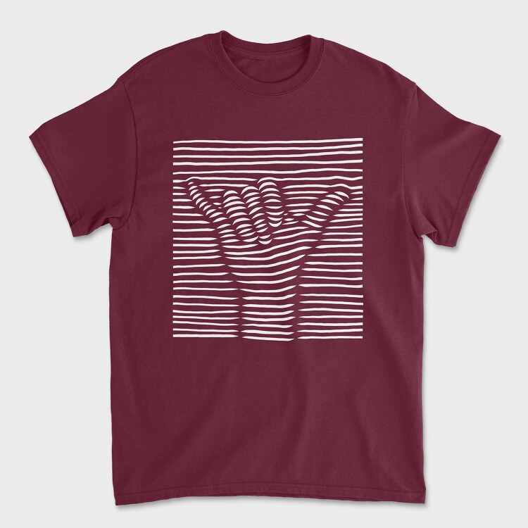 Tricou Barbati (Unisex), Shaka Sign 3d