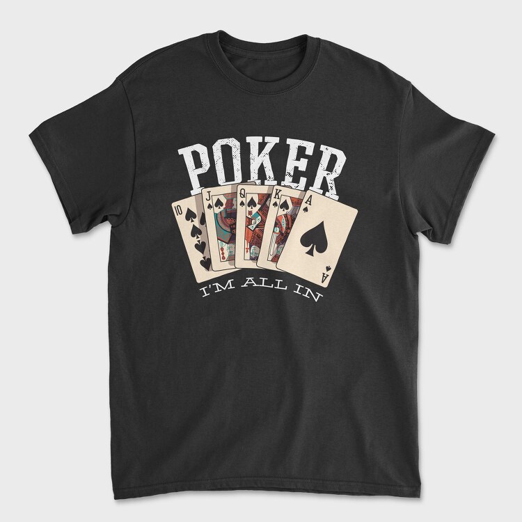 Tricou Barbati (Unisex), Poker