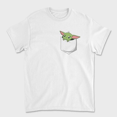 Pocket Baby Yoda 23, Tricou Barbati (Unisex)