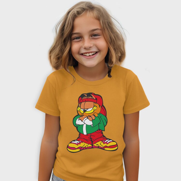 Cartoon Retro Garfield 2, Tricou Copii