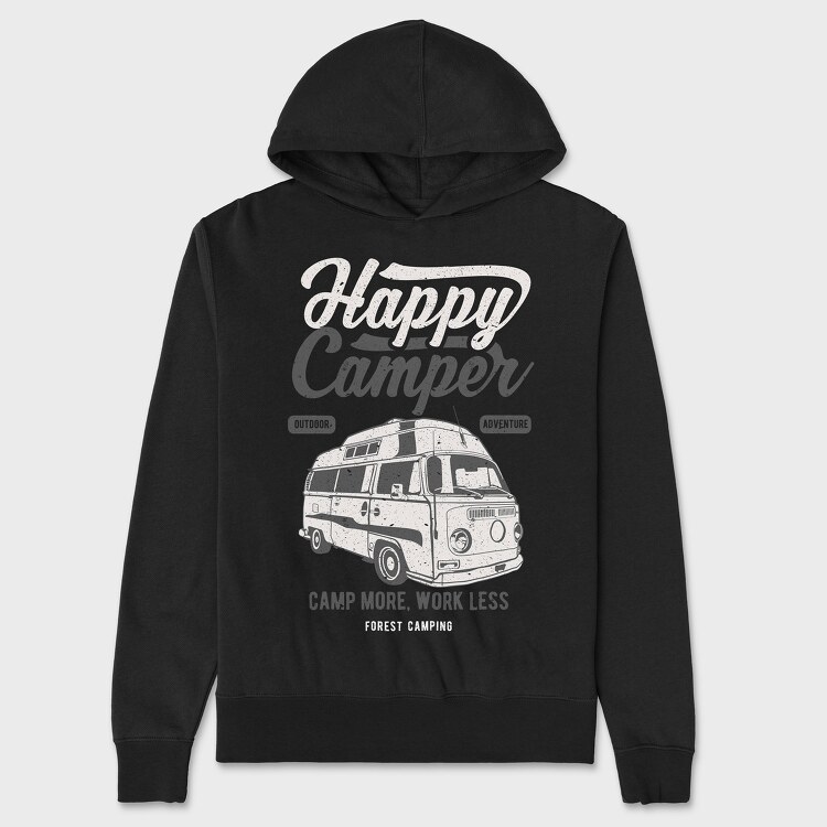 Hanorac Barbati (Unisex), Happy Camper