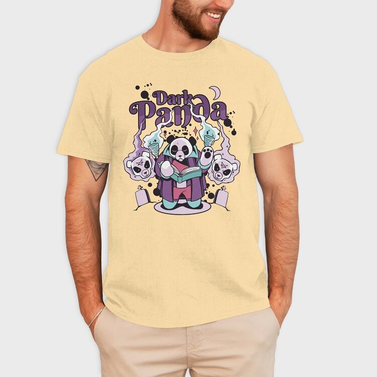 Dark Panda, Tricou Barbati (Unisex)