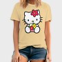 Cartoon Retro Hello Kitty 4, Tricou Barbati (Unisex)