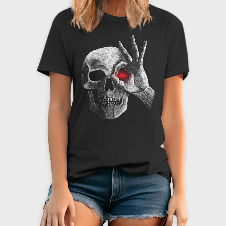 Skull Face, Tricou Barbati (Unisex)