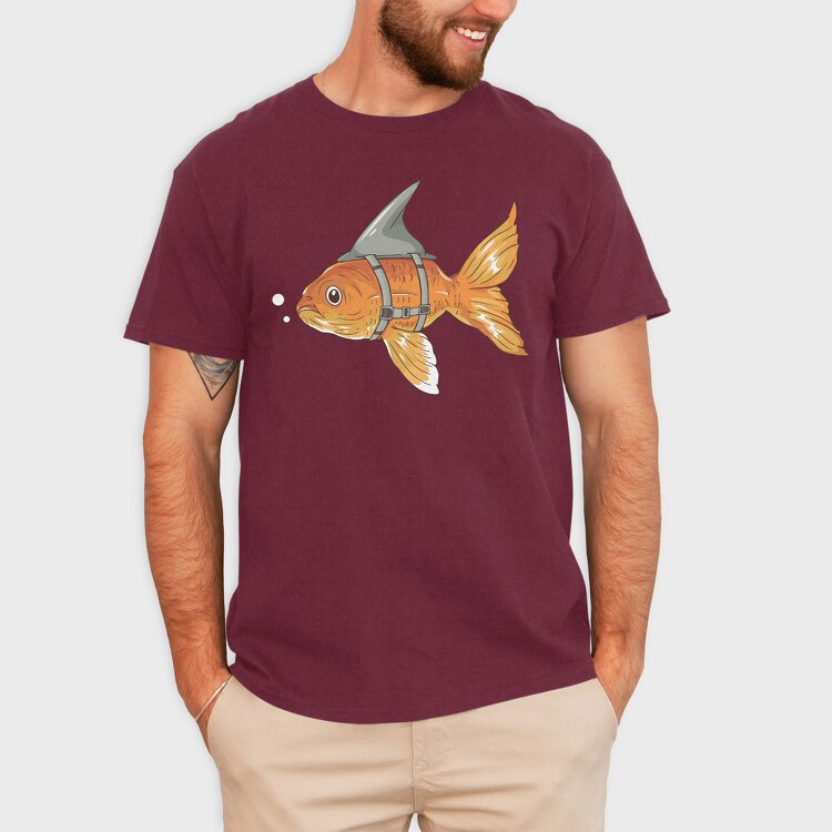 Wanna Be Shark, Tricou Barbati (Unisex)