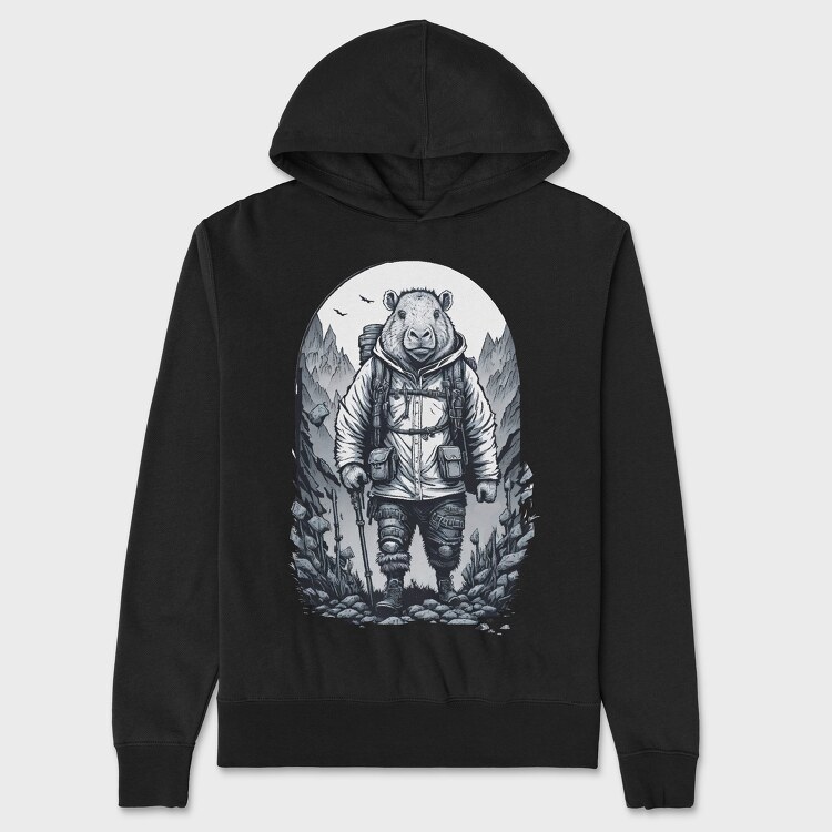 Capibara Nature, Hanorac Oversize Barbati (Unisex)