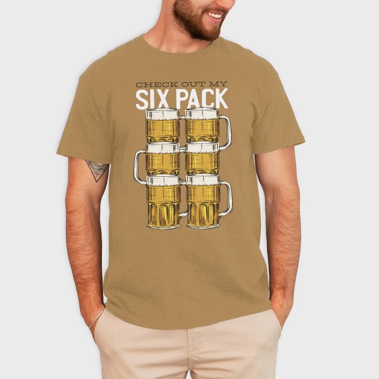 Beer Sixpack, Tricou Barbati (Unisex)