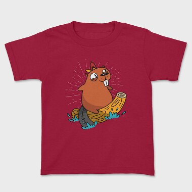 Surfing Beaver, Tricou Copii