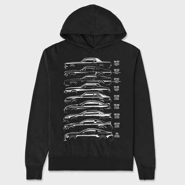 Mustang History Silhouette, Hanorac Oversize Barbati (Unisex)