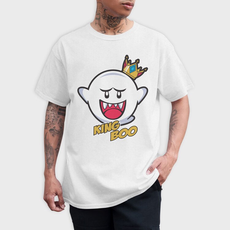 King Boo Mario Bros, Tricou Barbati (Unisex)