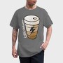 Coffee Charging, Tricou Barbati (Unisex)