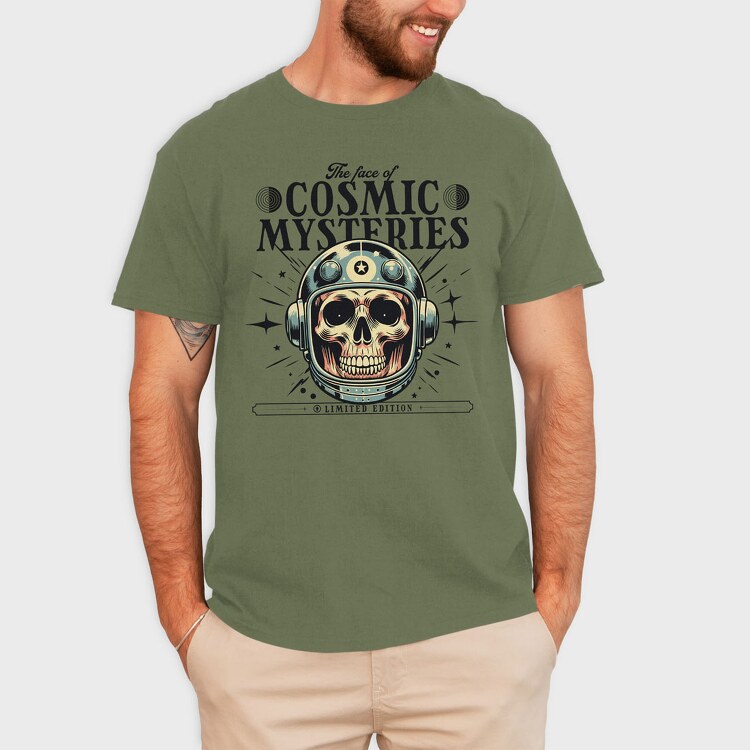 The Face of Cosmic Mysteries, Tricou Barbati (Unisex)
