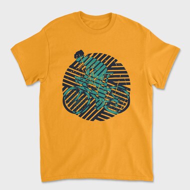 Geometric Bicycle, Tricou Barbati (Unisex)