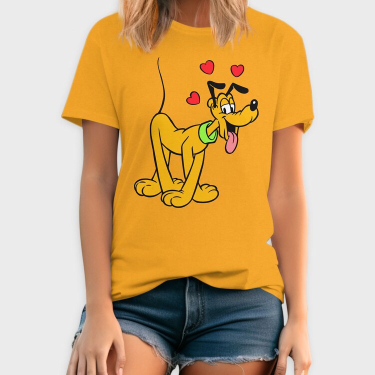 Cartoon Retro Pluto 3, Tricou Barbati (Unisex)